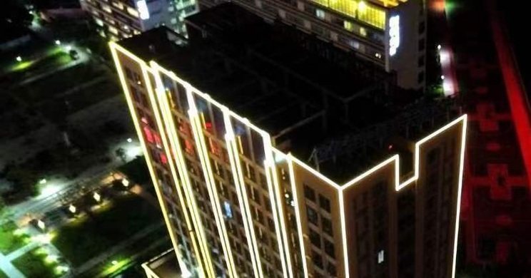洛江特检院建筑夜景
